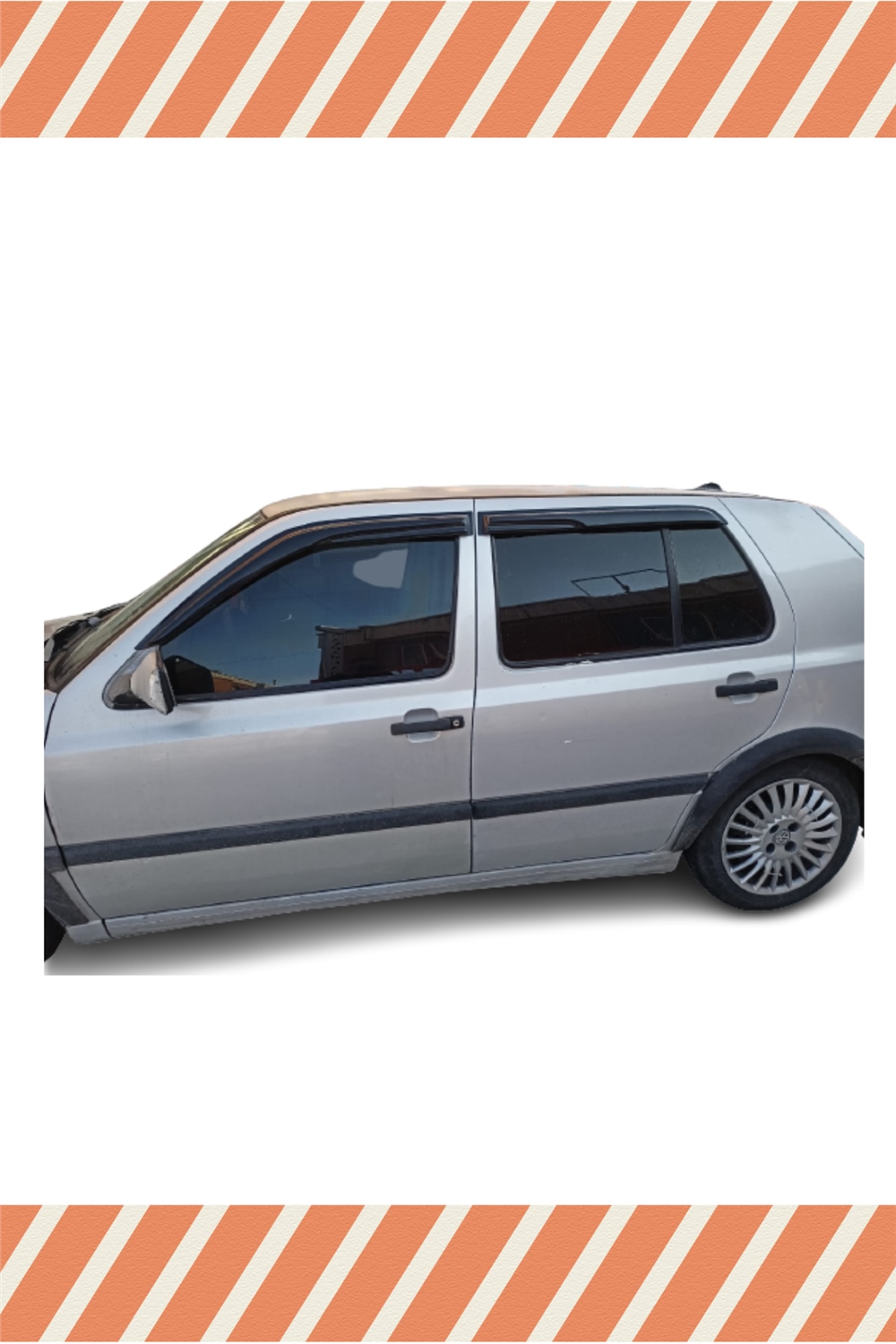 Volkswagen Golf 3 Tüm  Modellerine Özel 4Lü Mügen Tip Cam Rüzgarlığı
