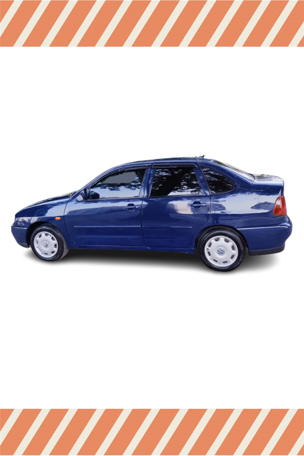 Volkswagen Polo Sedan Classic 1996-2001 Modellerine Özel 4Lü Mügen Tip Cam Rüzgarlığı