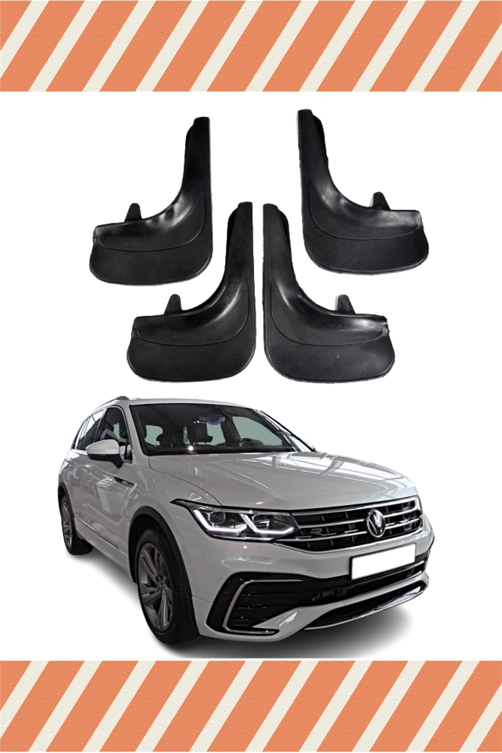 Volswagen Tiguan Tüm Kasalar 4Lü Tozluk Çamurluk Paçalık 