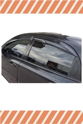  Chevrolet  Lacetti Hb Tüm  Modellerine Özel 4Lü Mügen Tip Cam Rüzgarlığı