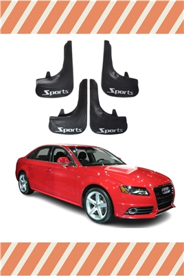 Audi A4 4Lü Sports Yazılı Tozluk Çamurluk Paçalık