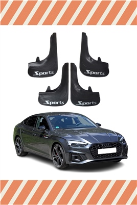 Audi A5 4Lü Sports Yazılı Tozluk Çamurluk Paçalık