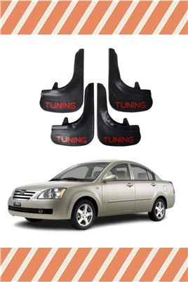 Chery Alia Uyumlu Tunıng Yazılı  4Lü Tozluk Çamurluk Paçalık