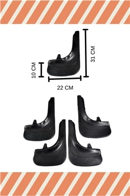 Chevolet Aveo Sd 2011 Ve Sonrası 4Lü Tozluk Çamurluk Paçalık