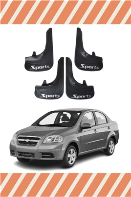 Chevrolet Aveo Sedan 2005-2011 Sports Yazılı 4Lü Tozluk Çamurluk Paçalık