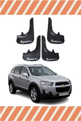 Chevrolet Captiva Sports Yazılı  4Lü Tozluk Çamurluk Paçalık