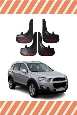 Chevrolet Captiva Tunıng Yazılı  4Lü Tozluk Çamurluk Paçalık