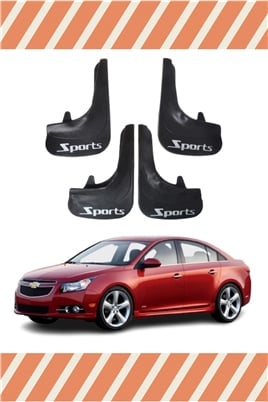 Chevrolet Cruze Sedan  Sports Yazılı  4Lü Tozluk Çamurluk Paçalık