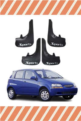 Chevrolet Kalos Hb Tüm Kasalar Sports Yazılı 4Lü Tozluk Çamurluk Paçalık 