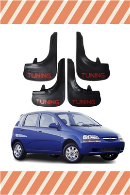 Chevrolet Kalos Hb Tüm Kasalar Tunıng Yazılı 4Lü Tozluk Çamurluk Paçalık 