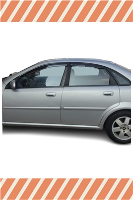 Chevrolet  Lacetti Sedan Tüm  Modellerine Özel 4Lü Mügen Tip Cam Rüzgarlığı