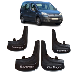 Citroen Berlingo 2008-2018 4Lü Berlingo yazılı Tozluk Çamurluk Paçalık