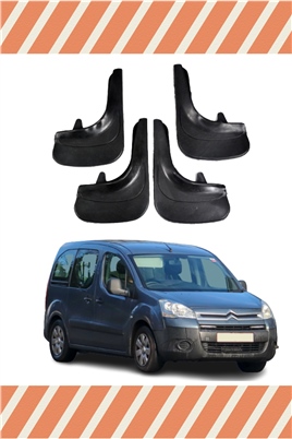 Citroen Berlingo 2008-2018 4Lü Tozluk Çamurluk Paçalık