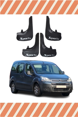 Citroen Berlingo 2008-2018 Sports Yazılı 4Lü Tozluk Çamurluk Paçalık