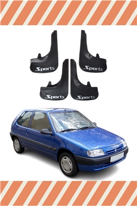 Citroen Saxo Sports Yazılı 4Lü Tozluk Çamurluk Paçalık