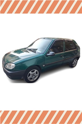 Citroen Saxo Tüm  Modellerine Özel 4Lü Mügen Tip Cam Rüzgarlığı