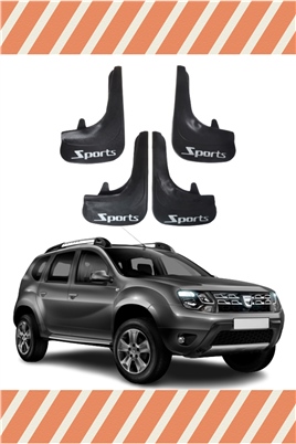 Dacia Duster 2010-2017  Sports Yazılı 4Lü Tozluk Çamurluk Paçalık