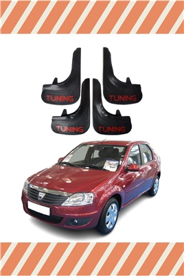 Dacia Logan 2004-2012 4Lü Tunıng Yazılı Tozluk Çamurluk Paçalık 