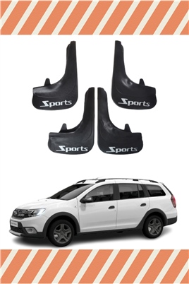 Dacia Logan Mcv Tüm Kasalar Sports Yazılı 4Lü Tozluk Çamurluk Paçalık