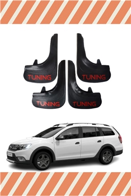 Dacia Logan Mcv Tüm Kasalar Tunıng Yazılı 4Lü Tozluk Çamurluk Paçalık