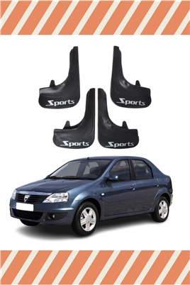 Dacia Logan Sd 2006-2011 Sports Yazılı 4Lü Tozluk Çamurluk Paçalık