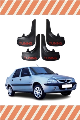 Dacia Solenza Tunıng Yazılı 4Lü Tozluk Çamurluk Paçalık 