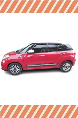 Fıat 500 L Tüm  Modellerine Özel 4Lü Mügen Tip Cam Rüzgarlığı