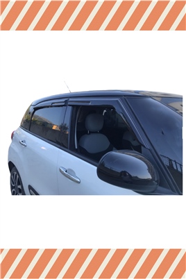 Fıat 500 L Tüm  Modellerine Özel 4Lü Mügen Tip Cam Rüzgarlığı