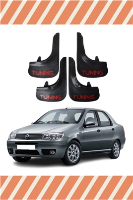 Fiat Albea Sd Tüm Kasalar Tunıng Yazılı 4Lü Tozluk Çamurluk Paçalık 