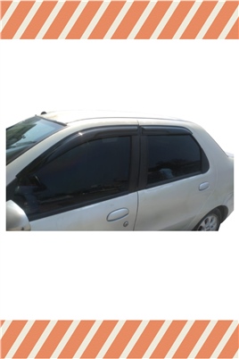 Fıat Albea Sedan Tüm  Modellerine Özel 4Lü Mügen Tip Cam Rüzgarlığı