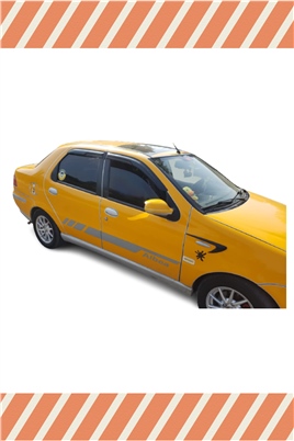 Fıat Albea Sedan Tüm  Modellerine Özel 4Lü Mügen Tip Cam Rüzgarlığı