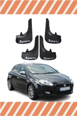 Fiat Bravo Sports Yazılı 4Lü Tozluk Çamurluk Paçalık 