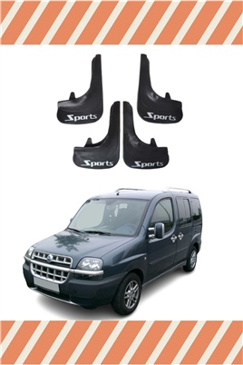 Fiat Doblo 2 2010-2022  Sports 4Lü Tozluk Çamurluk Paçalık 