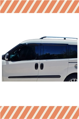 Fıat  Doblo 2   (4 Kapı) 2010-2022 Modellerine Özel 4Lü Mügen Tip Cam Rüzgarlığı