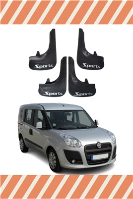 Fiat Doblo 2000-2010 Sports Yazılı 4Lü Tozluk Çamurluk Paçalık 