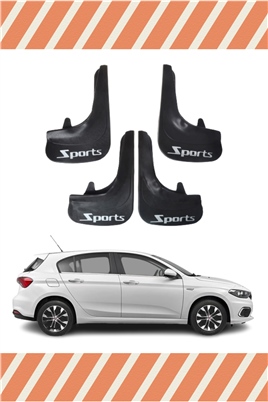 Fiat Egea Hb Tüm Kasalar Sports Yazılı 4Lü Tozluk Çamurluk Paçalık 
