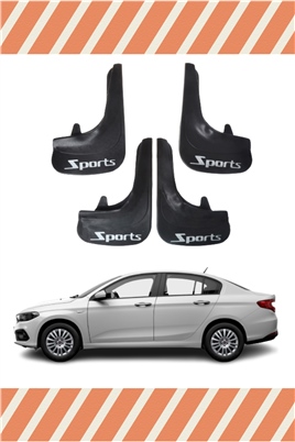 Fiat Egea Sd Tüm Kasalar  Sports Yazılı 4Lü Tozluk Çamurluk Paçalık 