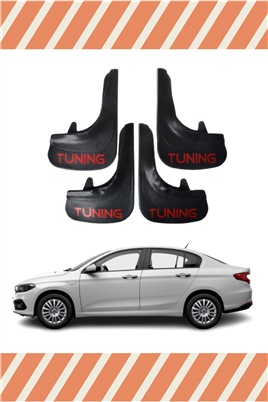 Fiat Egea Sd Tüm Kasalar  Tunıng Yazılı 4Lü Tozluk Çamurluk Paçalık 