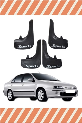 Fiat Marea Tüm Kasalar  Sports Yazılı 4Lü Tozluk Çamurluk Paçalık  