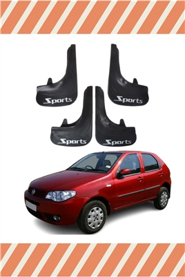 Fiat Palio Tüm Kasalar Sports Yazılı 4Lü Tozluk Çamurluk Paçalık  