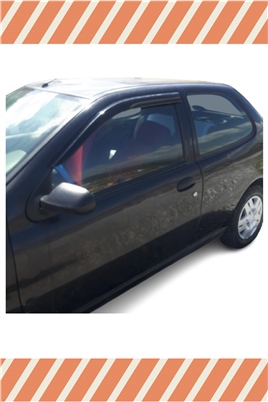 Fıat  Palio Van ( 2 Kapı ) Tüm  Modellerine Özel 2Li Mügen Tip Cam Rüzgarlığı