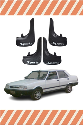 Fiat Şahin Sports Yazılı 4Lü Tozluk Çamurluk Paçalık   