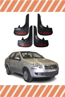 Fiat Siena Tunıng  Yazılı 4Lü Tozluk Çamurluk Paçalık   