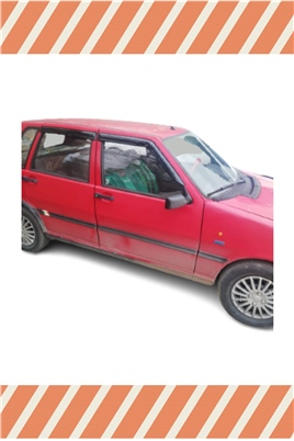 Fıat Uno Tüm  Modellerine Özel 4Lü Mügen Tip Cam Rüzgarlığı