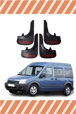 Ford Connect 2002-2013 Tunıng Yazılı 4Lü Tozluk Çamurluk Paçalık    