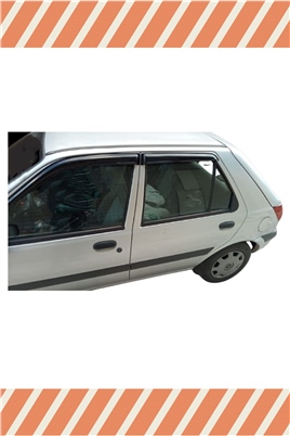 Ford Fiesta 1990-2002 Modellerine Özel 4Lü Mügen Tip Cam Rüzgarlığı,