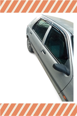 Ford Fiesta 1990-2002 Modellerine Özel 4Lü Mügen Tip Cam Rüzgarlığı,