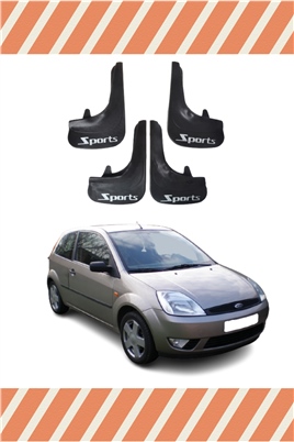 Ford Fiesta 2002-2009 Sports Yazılı 4Lü Tozluk Çamurluk Paçalık    