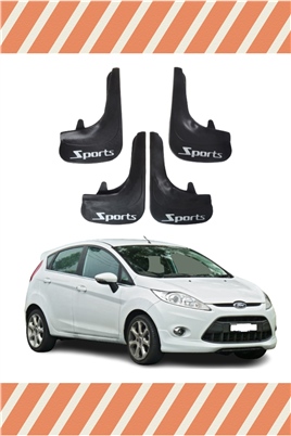 Ford Fiesta 2010-2017 Sports Yazılı 4Lü Tozluk Çamurluk Paçalık    