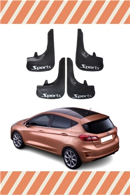 Ford Fiesta 2018 Ve Sonrası Sports Yazılı 4Lütozluk Çamurluk Paçalık    